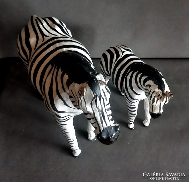 Hatalmas bőr zebra 2 db ALKUDHATÓ bohém design