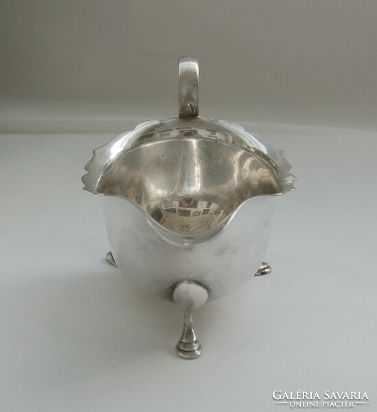 Beautiful silver-plated, sauce pouring spout