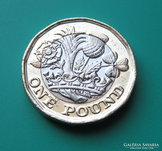 Egyesült Királyság – 1 font – 2017 - II. Erzsébet királynő