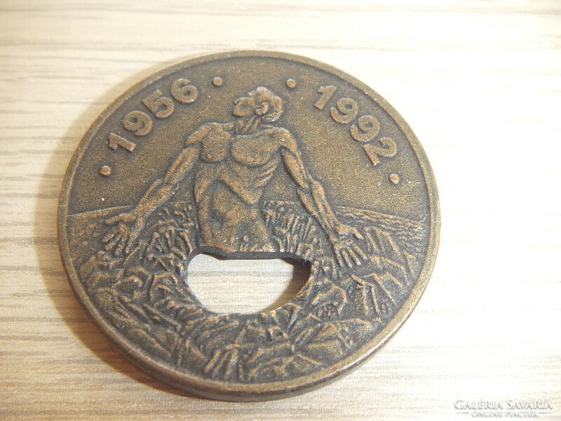 1956 - 1992 Revolution bronze commemorative medal