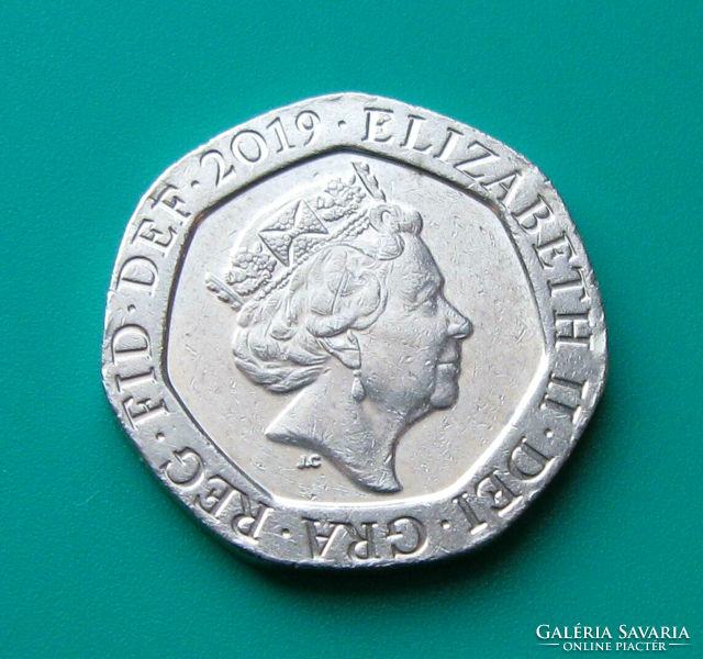 Egyesült Királyság – 20 penny – 2019 - II. Erzsébet királynő