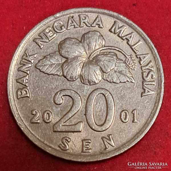 2001. Malaysia 20 sen (488)