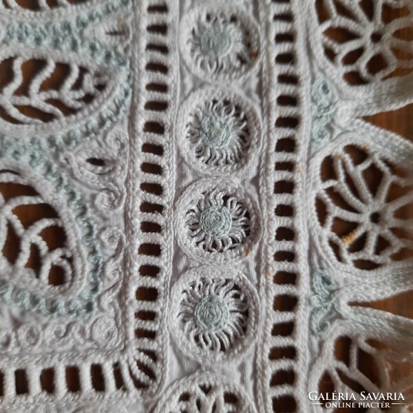 A very special antique lace tablecloth