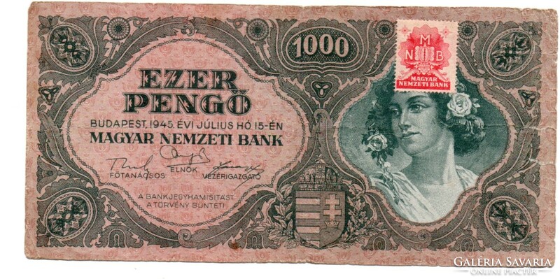 1000    Pengő    1945