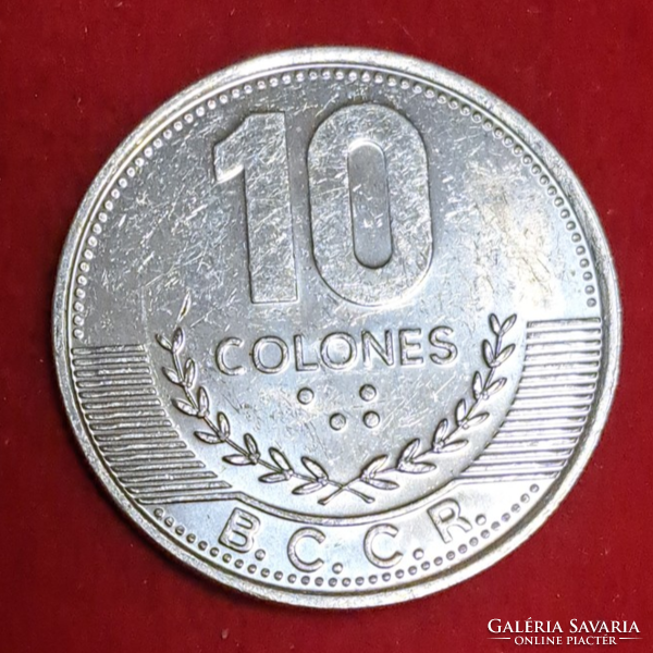 2016. Costa Rica 10 colones (1028)