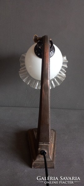 Antik bronz szecesszios asztali lámpa ALKUDHATÓ design