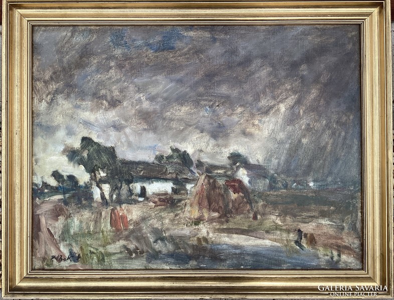 2026 évi TAVASZI ÁRVERÉS!  P. Bak János - Zivataros táj