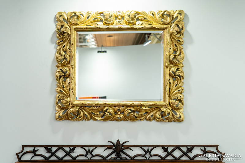 Gilded Florentine mirror