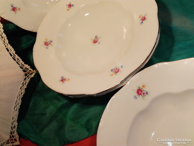 Old Zsolnay deep plate....4pcs.