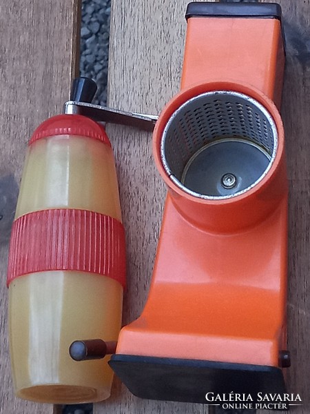 Old kitchen tool: retro grinder, hand grinder/hand mill