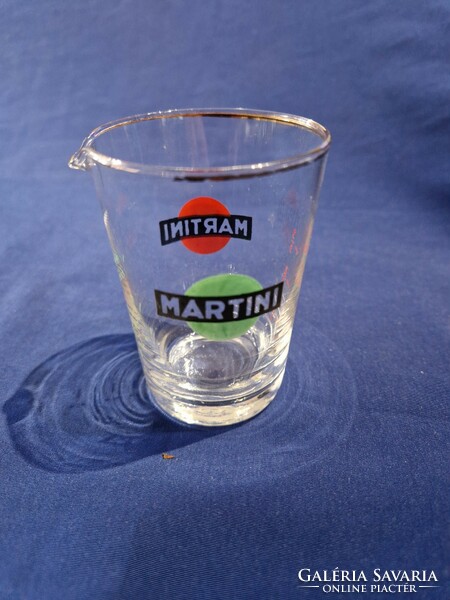 Martini  üveg kiöntő kis kancsó