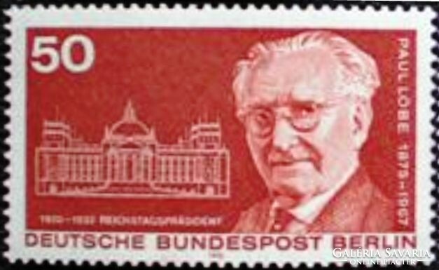 Bb515 / Germany - Berlin 1975 Paul Löbe stamp postal clerk