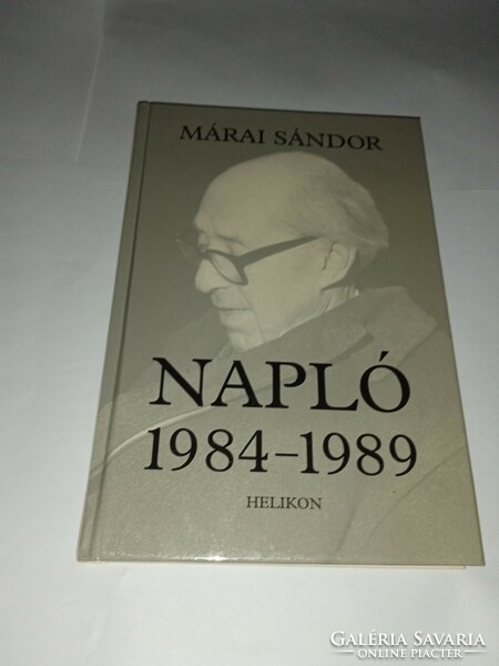 Sándor Márai - diary (1984-1989) - new, unread and flawless copy!!!