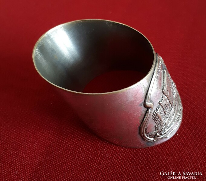 Silver-plated napkin ring