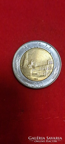 1983. Italy 500 lira bimetal (798)