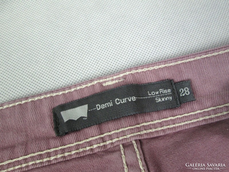 Original Levis demi curve low rise skinny (w28 / l32) women's stretch jeans