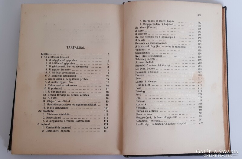 Gyula Hevesi, Imre Roth: the automobile and its management. First edition!