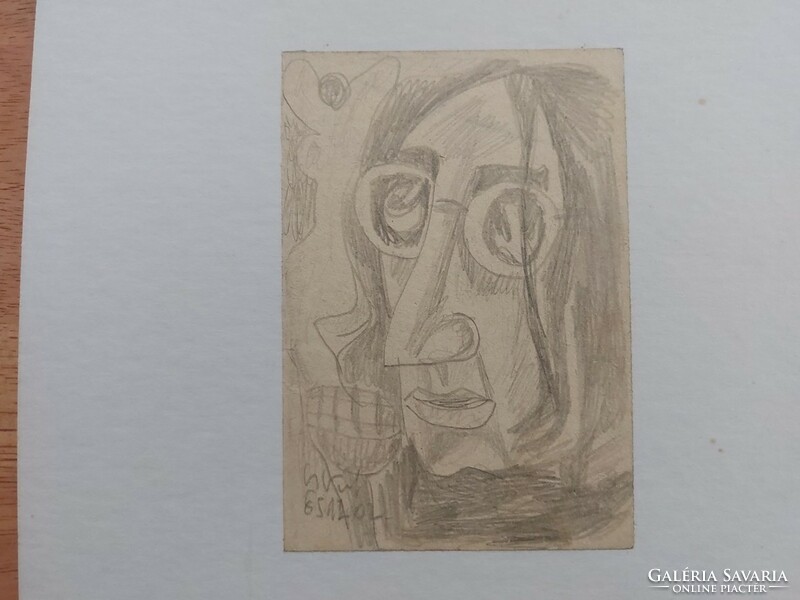 (K) Csepeli Németh Miklós rajza, grfikája John Lennon