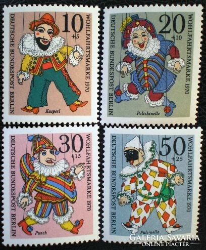 Bb373-6 / Germany - Berlin 1970 public welfare : dummies stamp series postal clerk