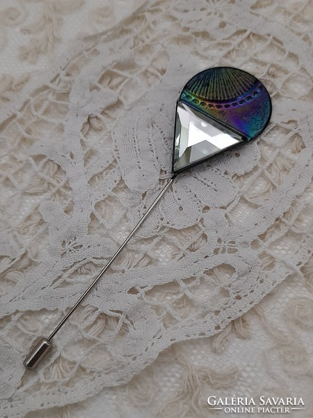 Multani goldline, marked hat pin, 10.5 cm