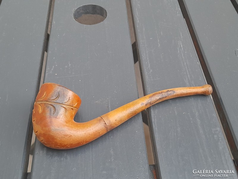 Old carved pipe