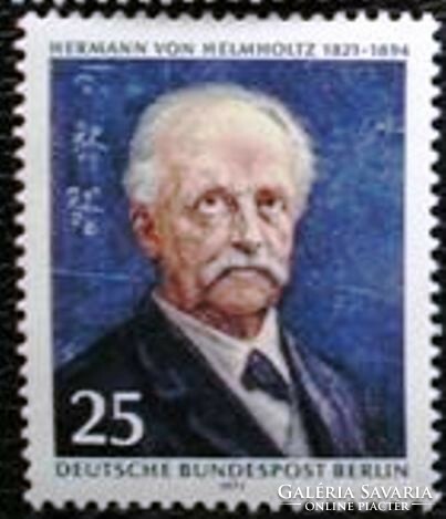 Bb401 / Germany - Berlin 1971 Hermann von Helmholz stamp postal clerk