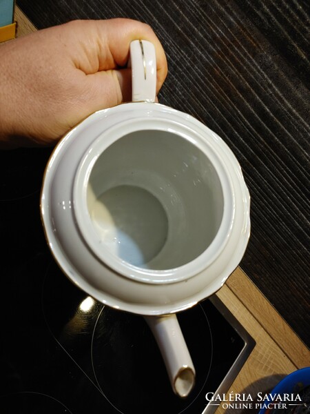 Zsolnay coffee pot spout