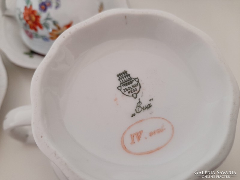 Zsolnay " Éva " porcelán teáskészlet