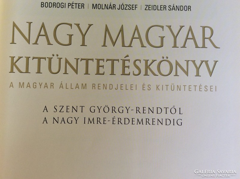 Nagy magyar kitüntetéskönyv