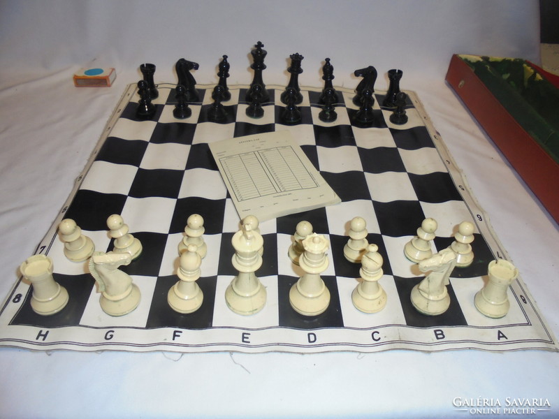 Retro versenysakk, sakk készlet