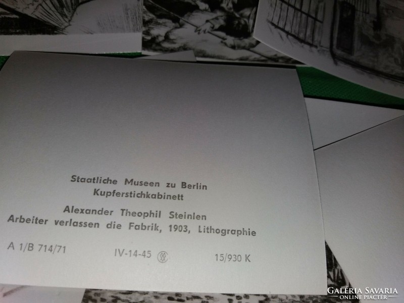 Gyűjtői csemege !1950 cca évek a Berlini Múzeum ismertető emlék szuvenírboltos fénykép gyűjteménye