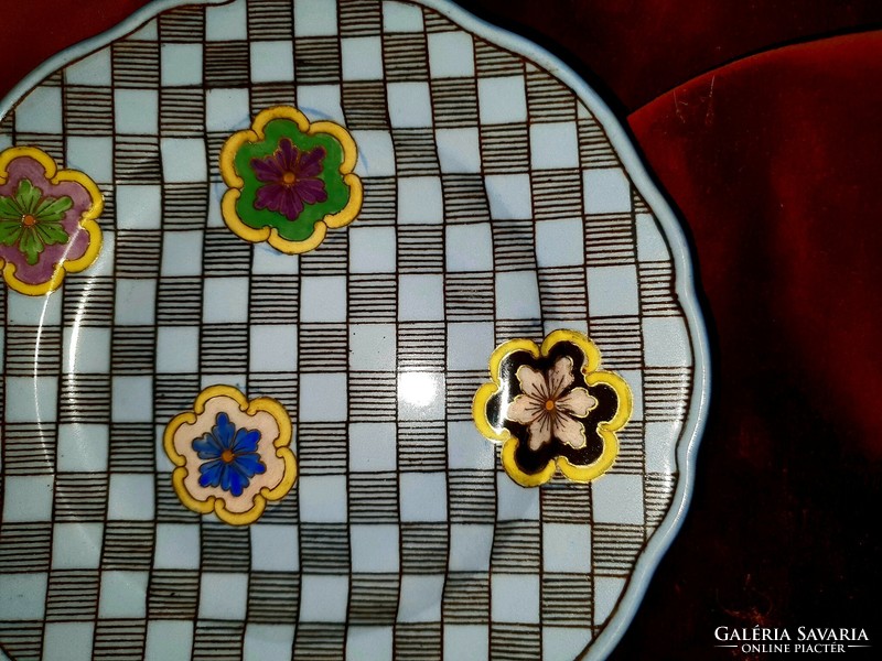 Three marked Meissen porcelain bowls with swords.