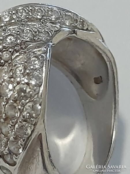 Sok köves ezüst gyűrű