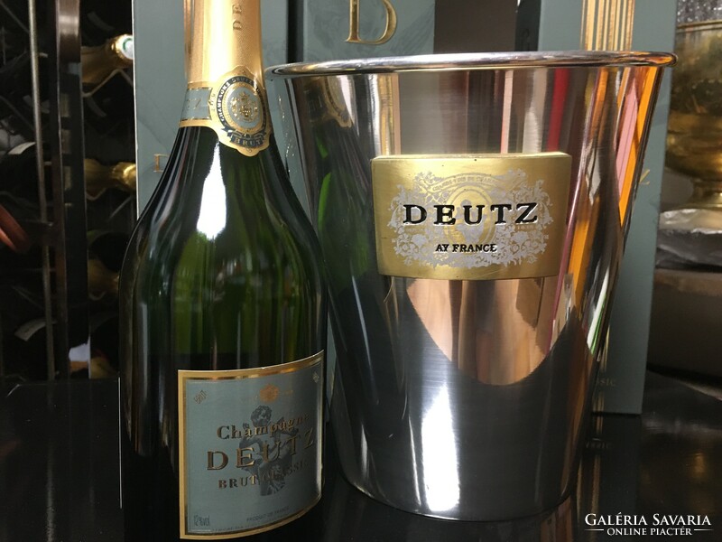 DEUTZ Champagne jégveder magnum palackhoz - Eredeti francia pezsgős bárfelszerelések