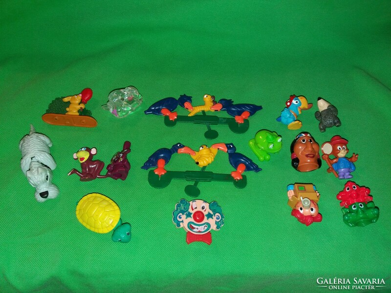 Retro 16 kinder surprise figures together in the same condition as in the pictures
