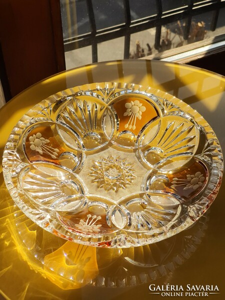 Peeled crystal bowl
