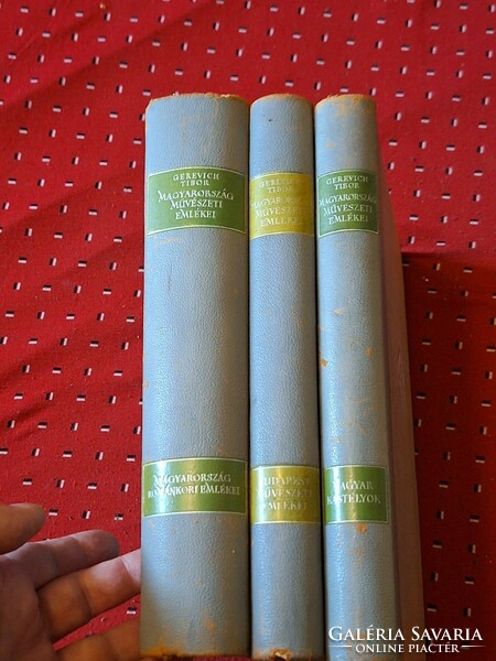 1938-39-Gerevich-rados-horváth: artistic monuments of Hungary I.-III. - It's complete! --Cheap!