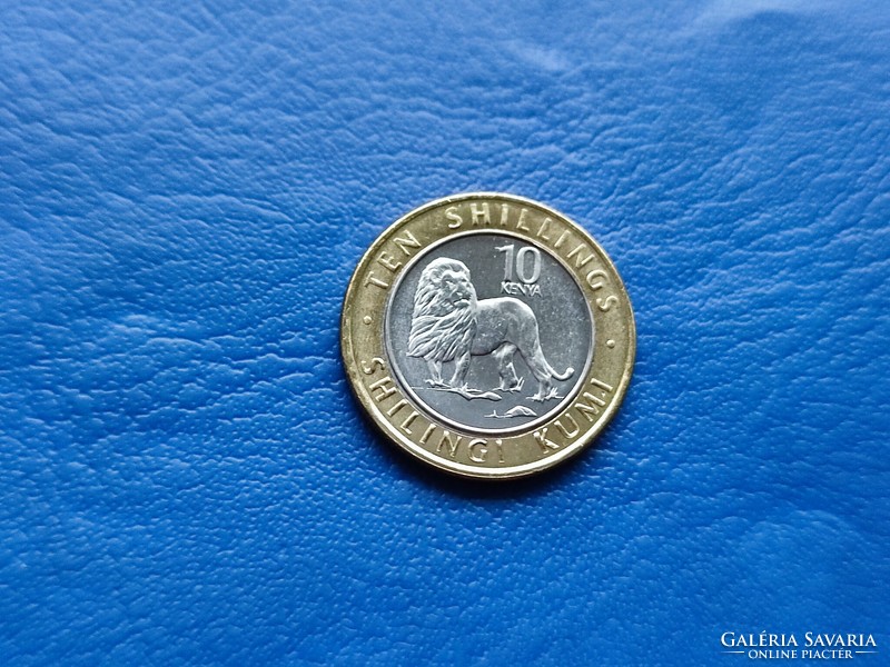Kenya 10 shillings / ten shillings / shilingi kumi 2018 lion! Ouch! Rare! Bimetal!