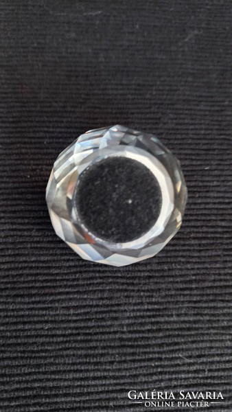 Vintage Swarovski Crystal Society SCS kristály papírnehezék, magasság:3,5 cm, átmérő: 4 cm.