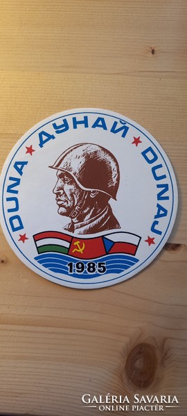 Danube military exercise sticker 1985