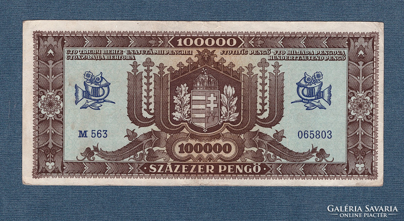 One Hundred Thousand Pengos 1945