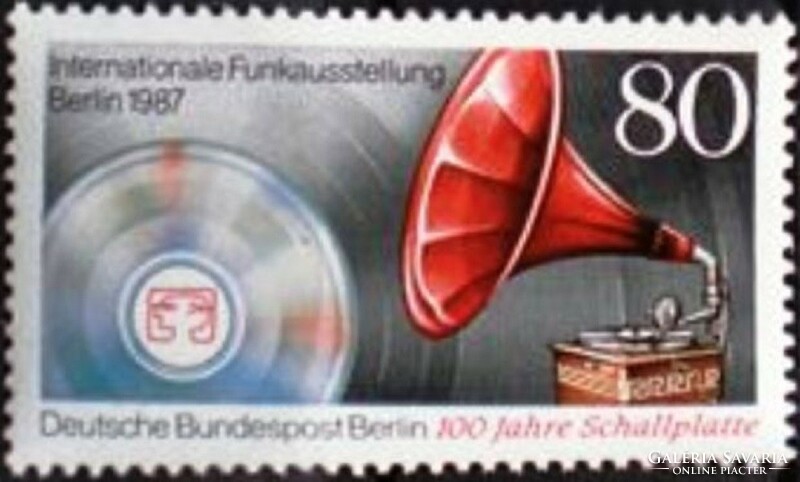 Bb787 / Germany - Berlin 1987 radio exhibition stamp postal clerk