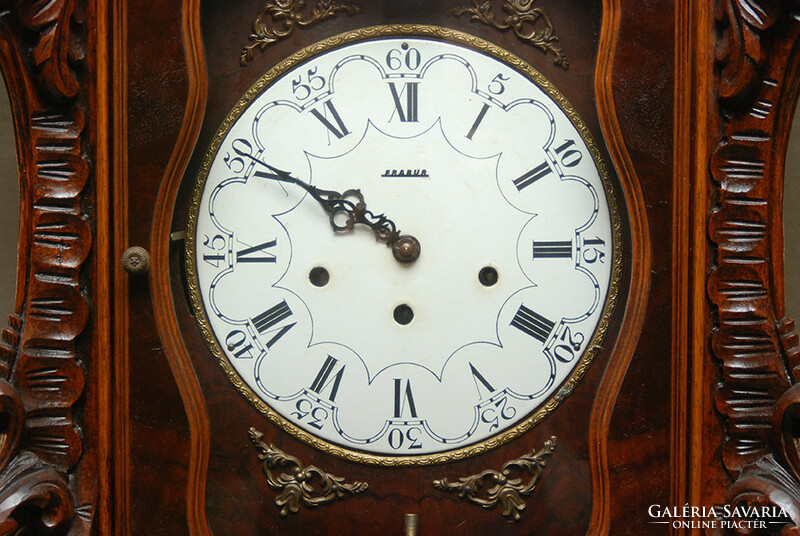 French baroque standing clock