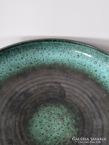 Huge Bodrogkeresztúr ceramic bowl, serving dish, table centerpiece - 37 cm rare piece