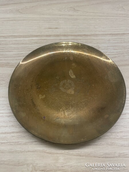 Retro ndk coat of arms copper bowl