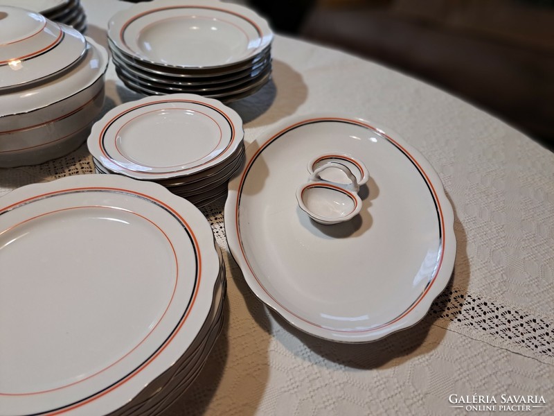Zsolnay dinner set for 12 people