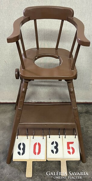 Art deco children's high chair, size 85 x 52 x 50 cm. 9035