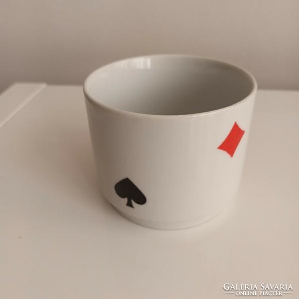 Zsolnay card pattern mug