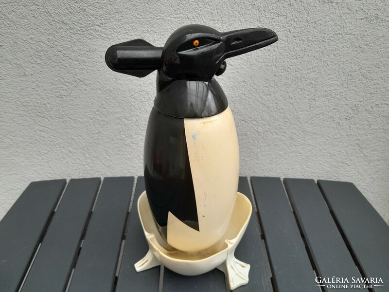 Full retro rare Russian penguin soda siphon