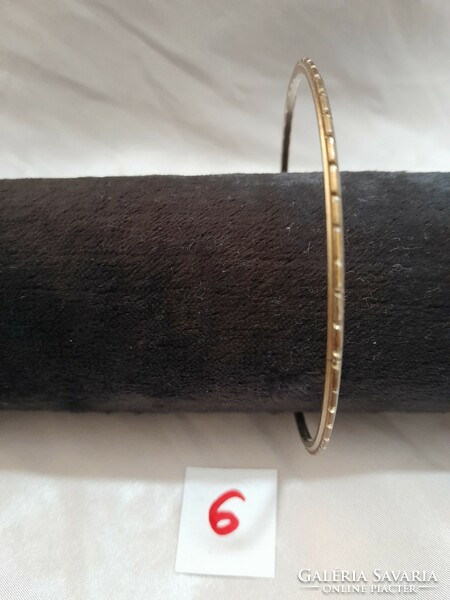 Copper vintage bracelet. 6 X 0.3 cm.